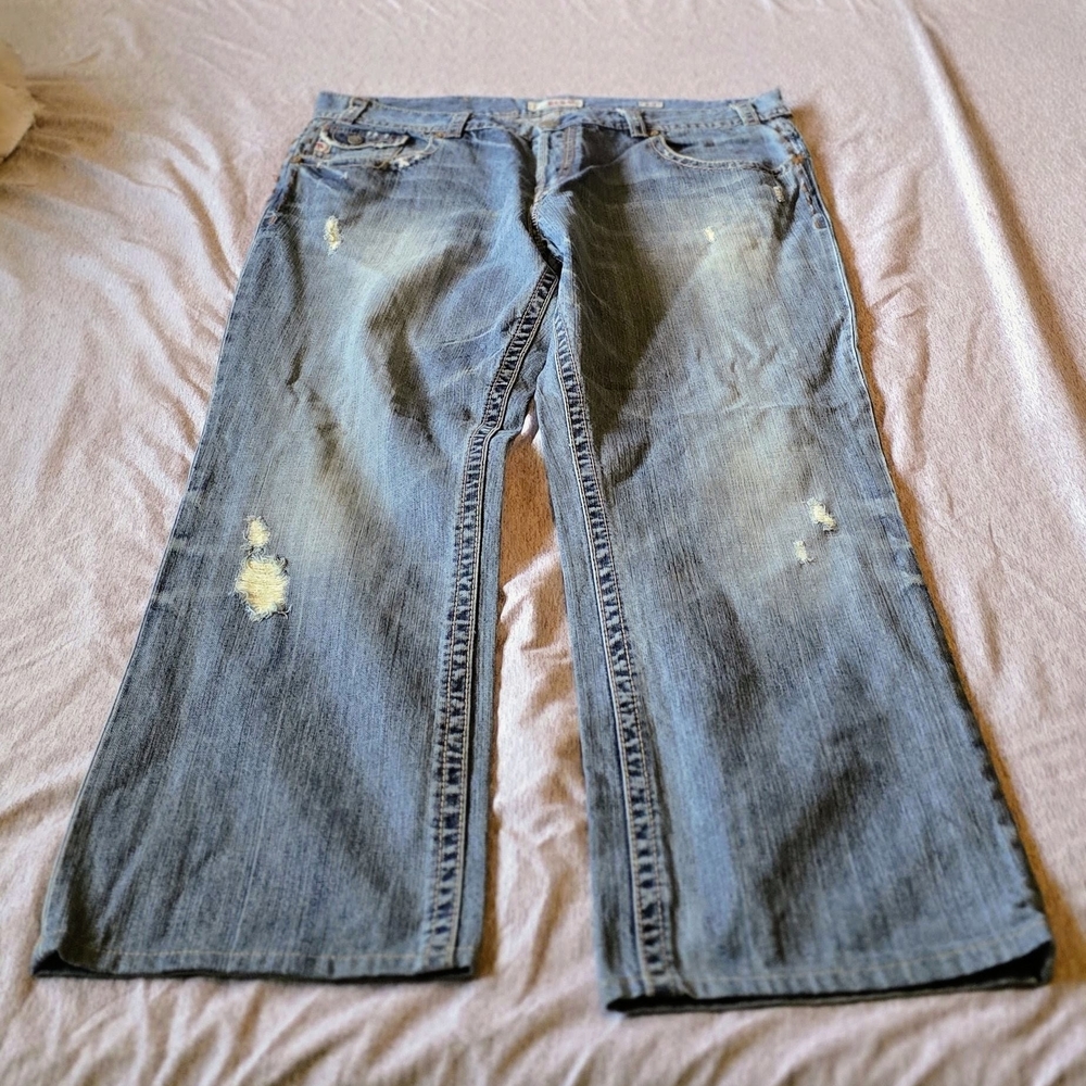 Men's MEK Denim "Island Harbour" Distressed Jeans
